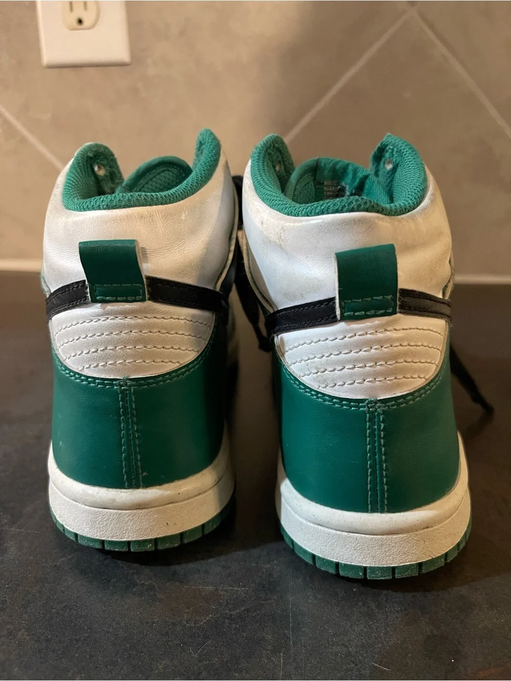 Nike Dunk High 'Celtics' Sneaker Shoes Kids